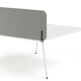 NARBUTAS - Bočný akustický paraván ROUND PET pre stoly - výška 56,5 cm