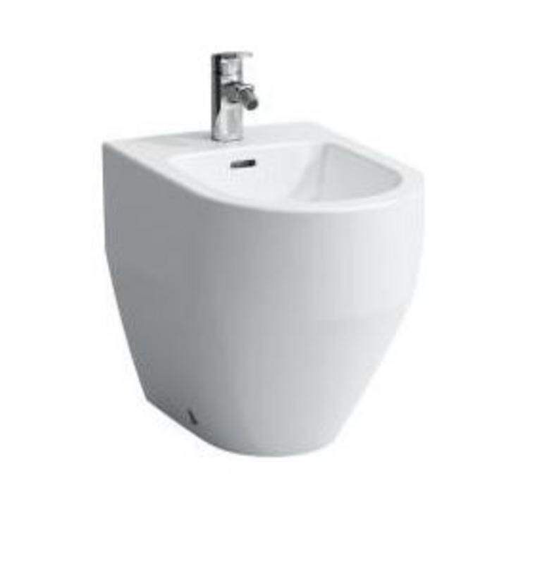 Laufen Pro - Stojací bidet, 530 mm x 360 mm, s 1 otvorom na batériu, s LCC, biela H8329524003021