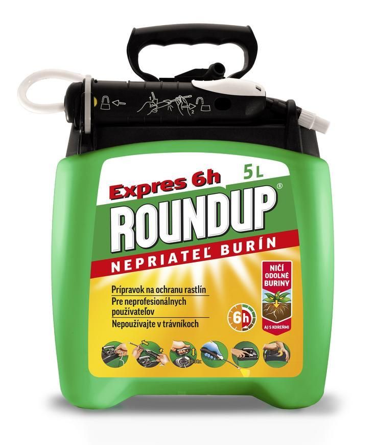 Roundup Expres 6h, proti burine, 5 lit., PUMP & GO