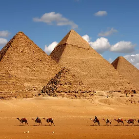 Architektúra Fototapety - Egyptské pyramídy 82 - latexová