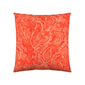 Sada 2 obliečok na vankúš z dreva LUXEMBURG Orange | 100% lyocell |45x45