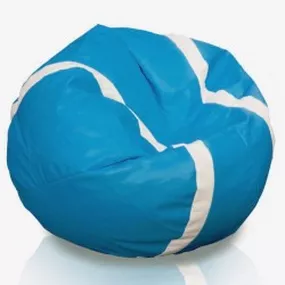 Sedací vak tenisová lopta modrá TiaHome