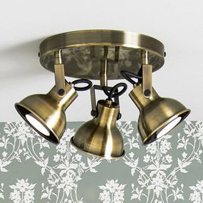 Markslöjd Stropné svietidlo Rocco s variabilnými svetlami, Obývacia izba / jedáleň, kov, GU10, 7W, K: 17cm