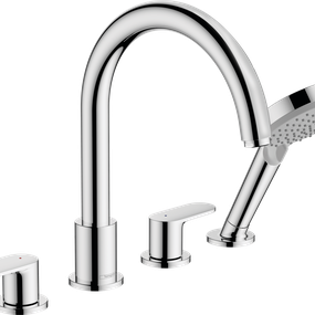 HANSGROHE  Hansgrohe Vernis Blend - 4-otvorová batéria na okraj vane, chróm 71456000