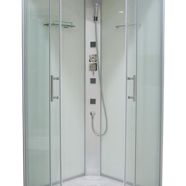 Sanotechnik - TWIST 2 - Rohový sprchovací kút s hydromasážou 90x90x210 cm