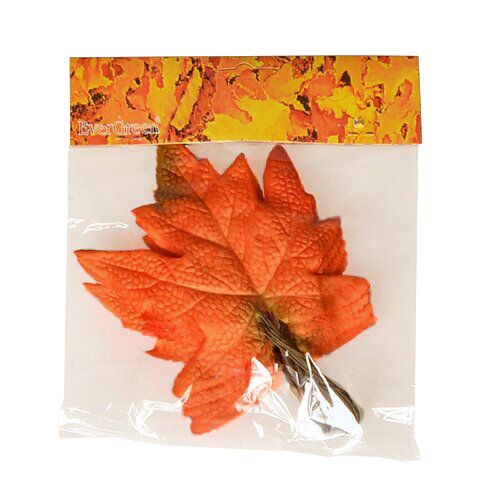 Jesenná dekorácia Javorový list 14 x 12 cm, 10 ks