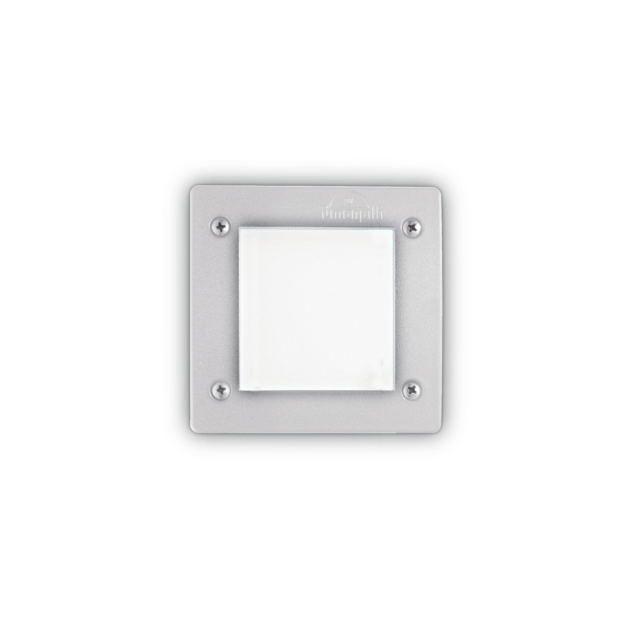 Exteriérové zápustné svietidlo Ideal lux 096575 LETI PT1 SQUARE BIANCO 1xGX53 23W 4000K IP66