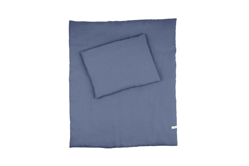 Perinka + vankúš s výplňou 50x65cm Pure Nature - Denim