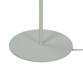 Dyberg Larsen Oslo stojaca lampa z kovu, biela, Obývacia izba / jedáleň, oceľ, E14, 40W, K: 130cm