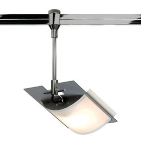Oligo OLIGO High Flight svetlo na Check-In-System 4 cm, Obývacia izba / jedáleň, hliník, fólia (odolná voči teplote), G9, 75W, P: 16 cm, L: 14.5 cm