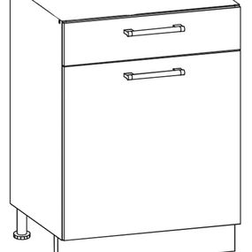Dolná kuchynská skrinka Rio RI16-D60S1