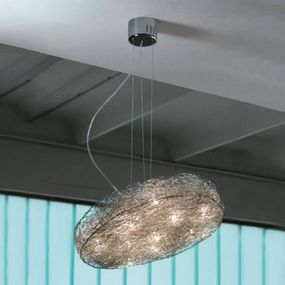Knikerboker Rotola dizajnové závesné LED svietidlo, Obývacia izba / jedáleň, hliník, G4, 1W