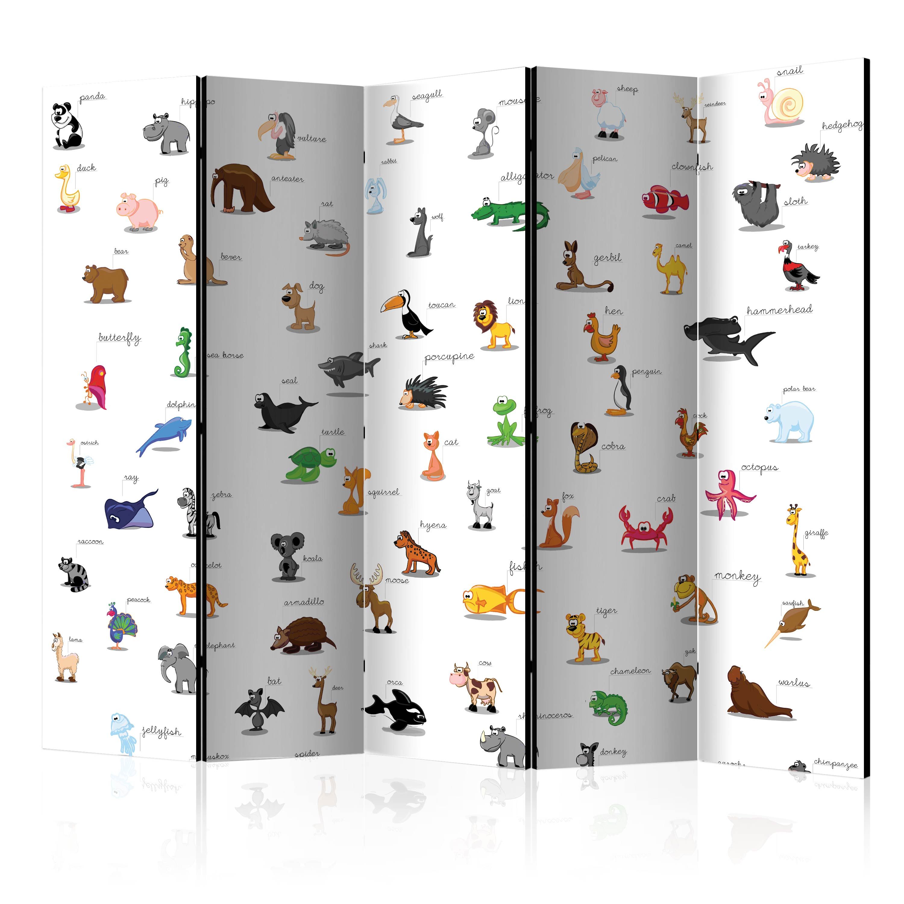 Artgeist Paraván - animals (for children) [Room Dividers]