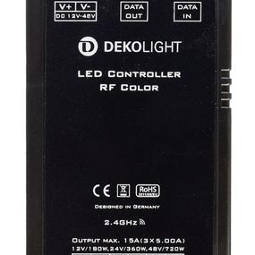 Light Impressions Deko-Light řídící jednotka RF Color 12/24/48V DC rádiovédálkové ovladání 3 CH 843066