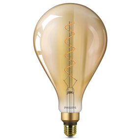 Philips E27 4, 5W LED žiarovka Giant, teplá biela, zlatá, E27, 4.5W, P: 29.3 cm