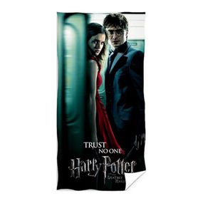 Carbotex · Plážová osuška Harry Potter - motív Nikomu never - 100% bavlna - 70 x 140 cm