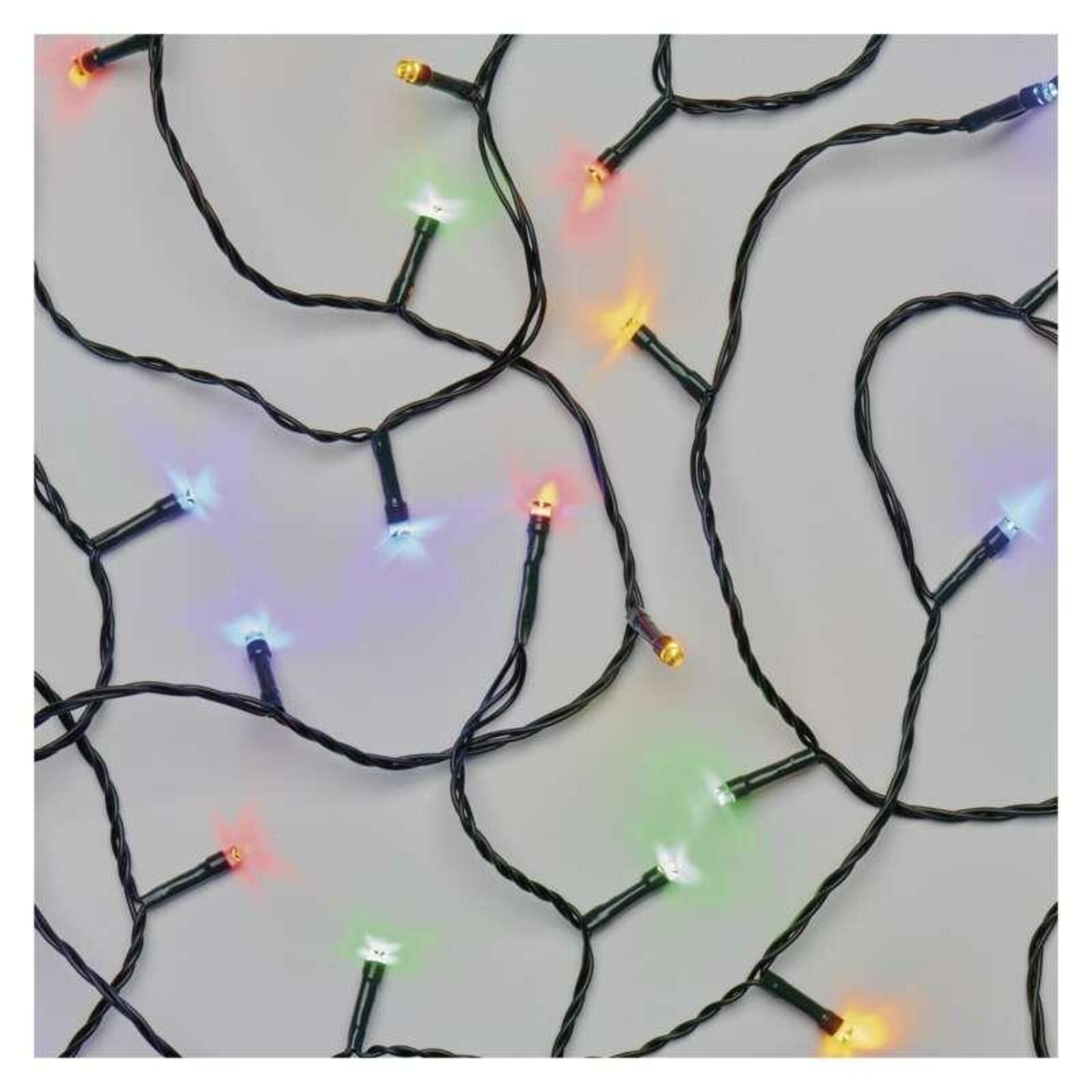 EMOS LED vánoční řetěz, 4 m, venkovní i vnitřní, multicolor, časovač D4AM01