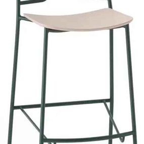 TrabÀ - Barová stolička GENOA STOOL MET