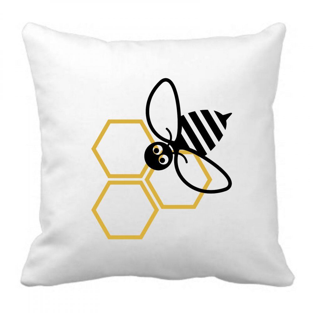 Pieris design Jarný dekoratívny vankúš včielka