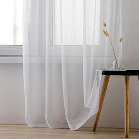 Homede Záclona Kresz Wave Tape, biela, 280 x 275 cm