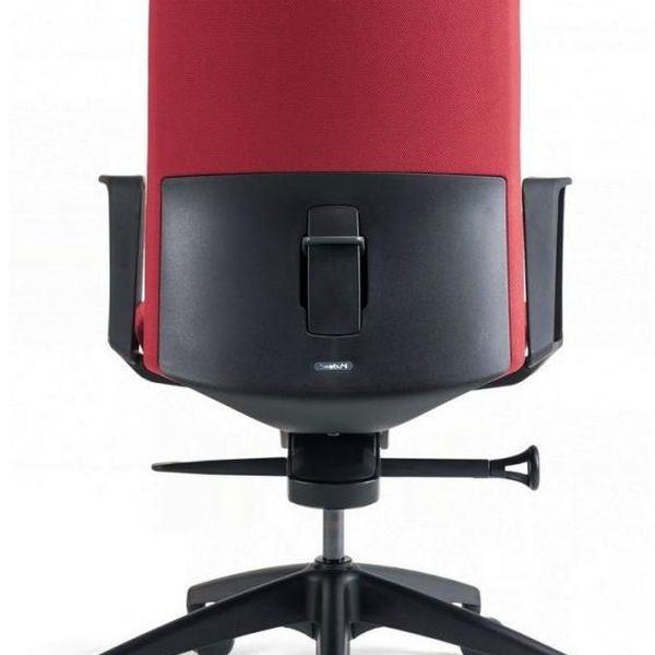 OFFICE PRO bestuhl -  OFFICE PRO bestuhl Kancelárska stolička J2 BLACK BP červená