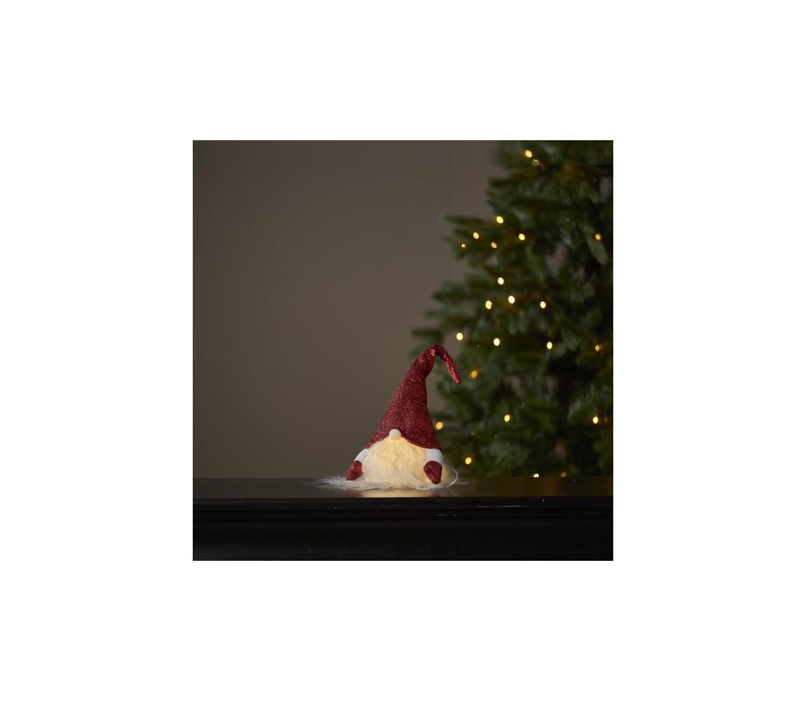 Eglo 411468 - LED Vianočná dekorácia JOYLIGHT 1xLED/0,06W/3xAG13 červená
