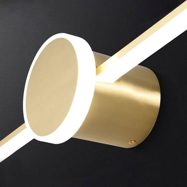 Kúpeľňové svietidlo s LED Round GOLD 40CM APP842-1W