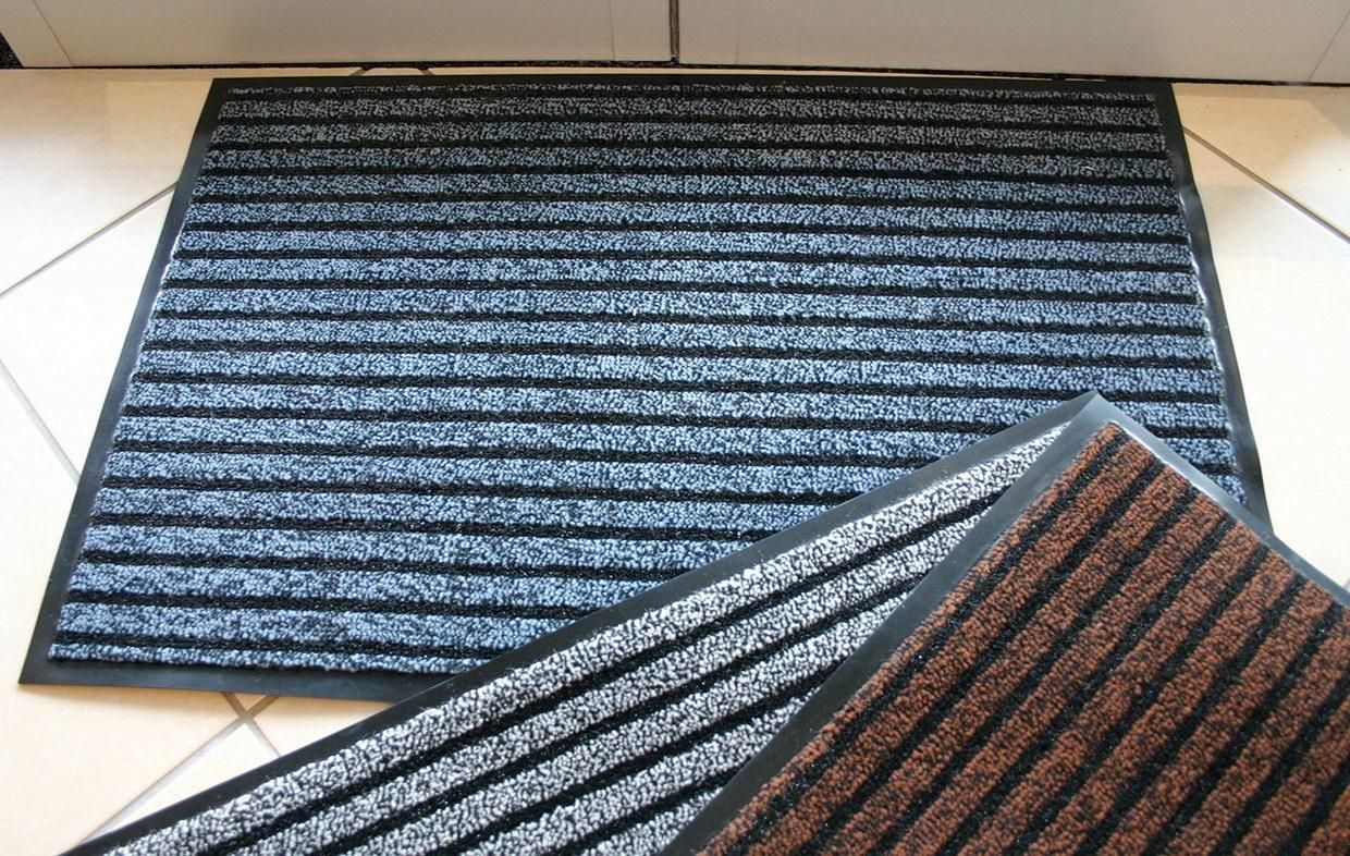 COBA -  COBA Vstupná vnútorná rohož DUO 60x90 cm (šedá, modrá, hnedá)