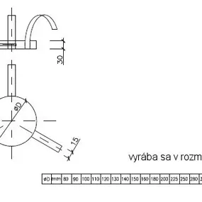 centrovacia spona antikorová, priemery 150, 160, 180, 200