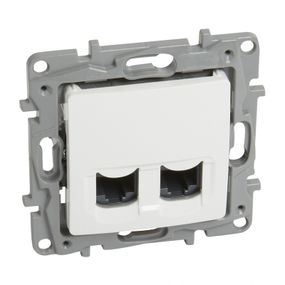 Zásuvka datová Legrand Niloé CAT6 2× RJ45 bílá