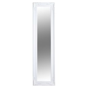 Kondela Zrkadlo, MALKIA TYP 8, drevený rám bielej farby