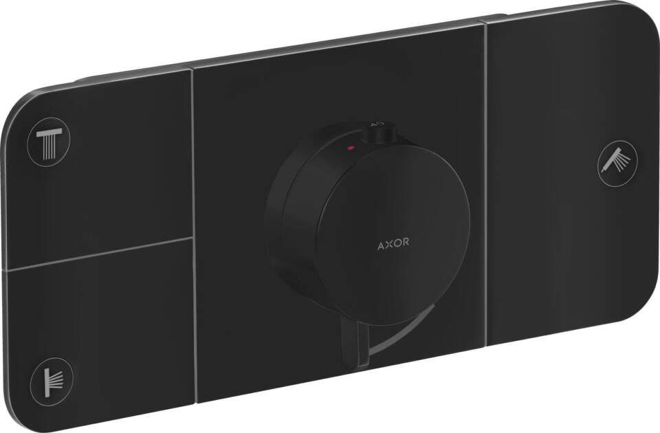 Axor One - Modul termostatu podomietkový pre 3 spotrebiče, čierna matná 45713670