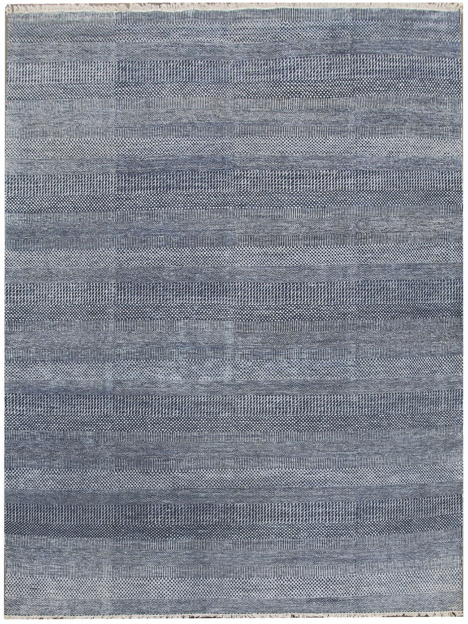 Diamond Carpets koberce Ručne viazaný kusový koberec Diamond DC-MCN Denim blue / silver - 365x550 cm