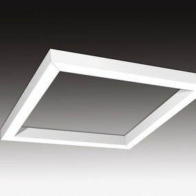 SEC Závěsné LED svítidlo nepřímé osvětlení WEGA-FRAME2-AA-DIM-DALI, 50 W, bílá, 886 x 886 x 50 mm, 4000 K, 6540 lm 321-B-004-01-01-SP