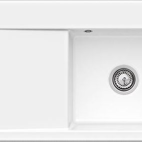 VILLEROY & BOCH VILLEROY & BOCH - Keramický drez Subway Style 50 White alpín nadstavný 900 x 510 bez excentru 335101R1