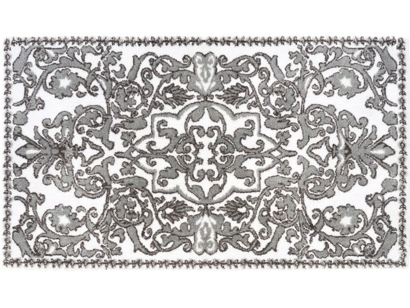 Abyss & Habidecor Stříbrná koupelnová předložka PERSE platinum, Rozměr 60x100cm