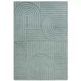 Flair Rugs koberce Kusový koberec Solace Zen Garden Duck Egg - 160x230 cm