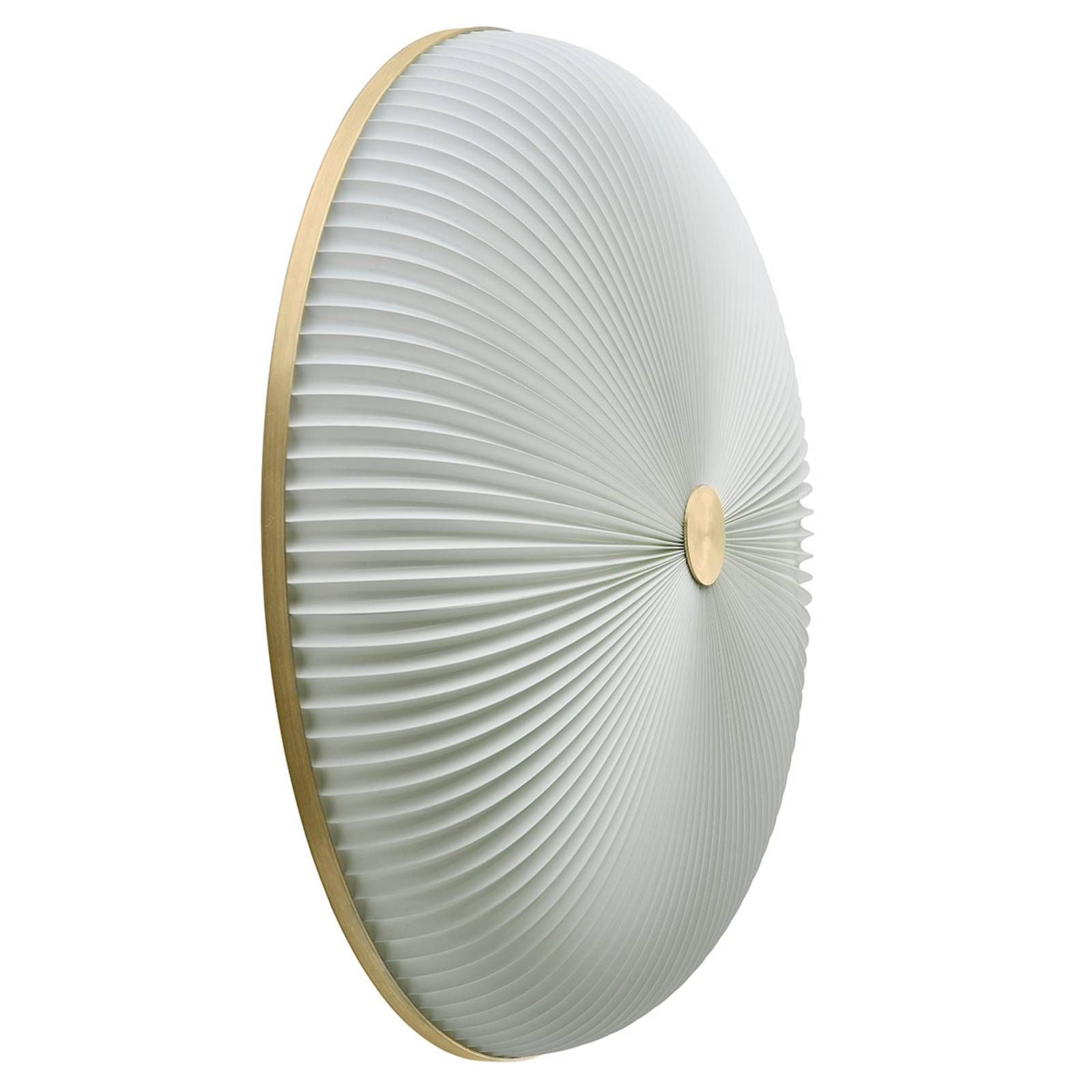 LE KLINT lamelové nástenné svietidlo zlaté 50 cm, Obývacia izba / jedáleň, plast, E27, 6W