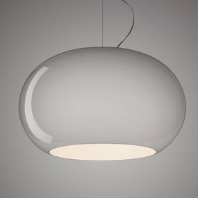 Foscarini MyLight Buds 2 závesné LED svetlo, sivá, Kuchyňa, ručne fúkané sklo, E27, 21W, K: 26cm