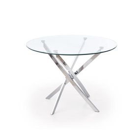 Halmar RAYMOND stôl bezfarebný/chróm