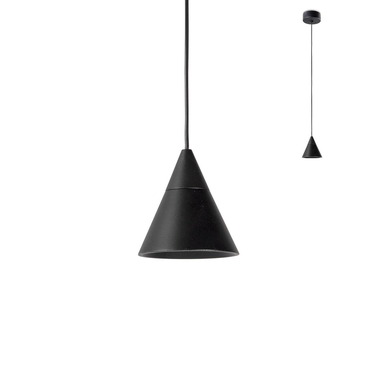 Moderné svietidlo REDO EIKO LED BLACK 01-1752