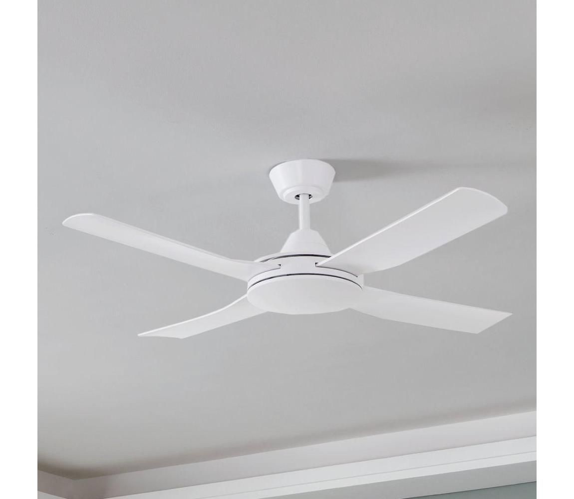 Eglo 35088 - Stropný ventilátor BONDI 52W/230V + DO biela