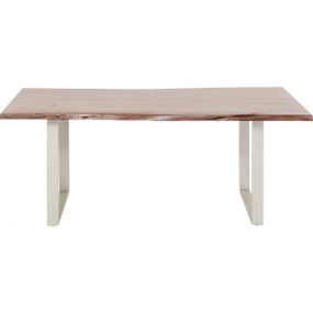 KARE Design Stůl Harmony Walnut 160×80 cm - stříbrný