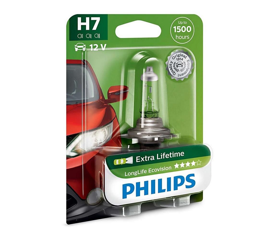 Autožiarovka Philips ECOVISION 12972LLECOB1 H7 PX26d/55W/12V