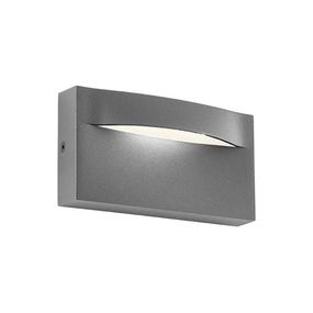 Redo 90426 - LED Vonkajšie nástenné svietidlo POLIFEMO LED/8W/230V IP65 antracit