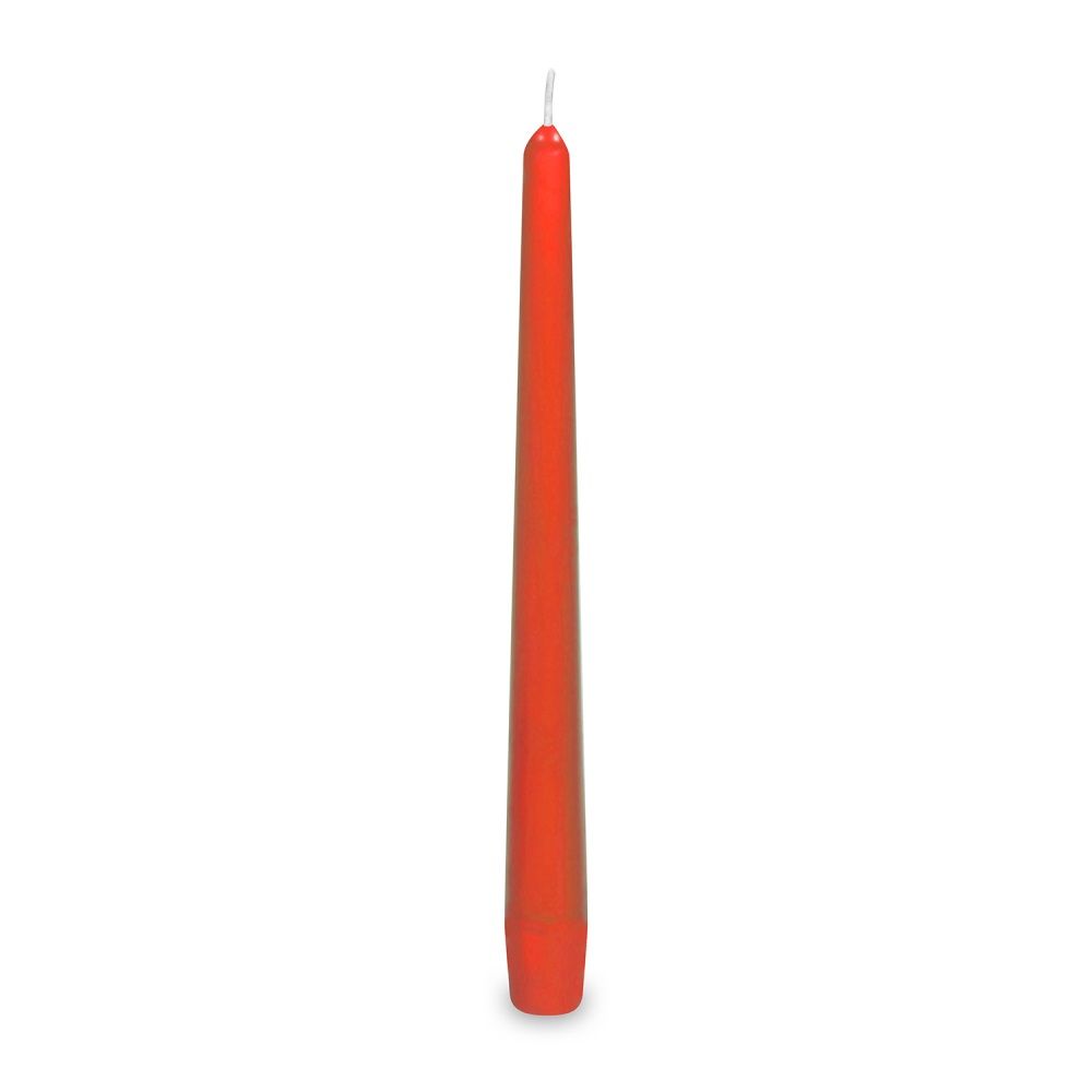 Sviečka kónická 245 mm, červená (10 ks v bal.)