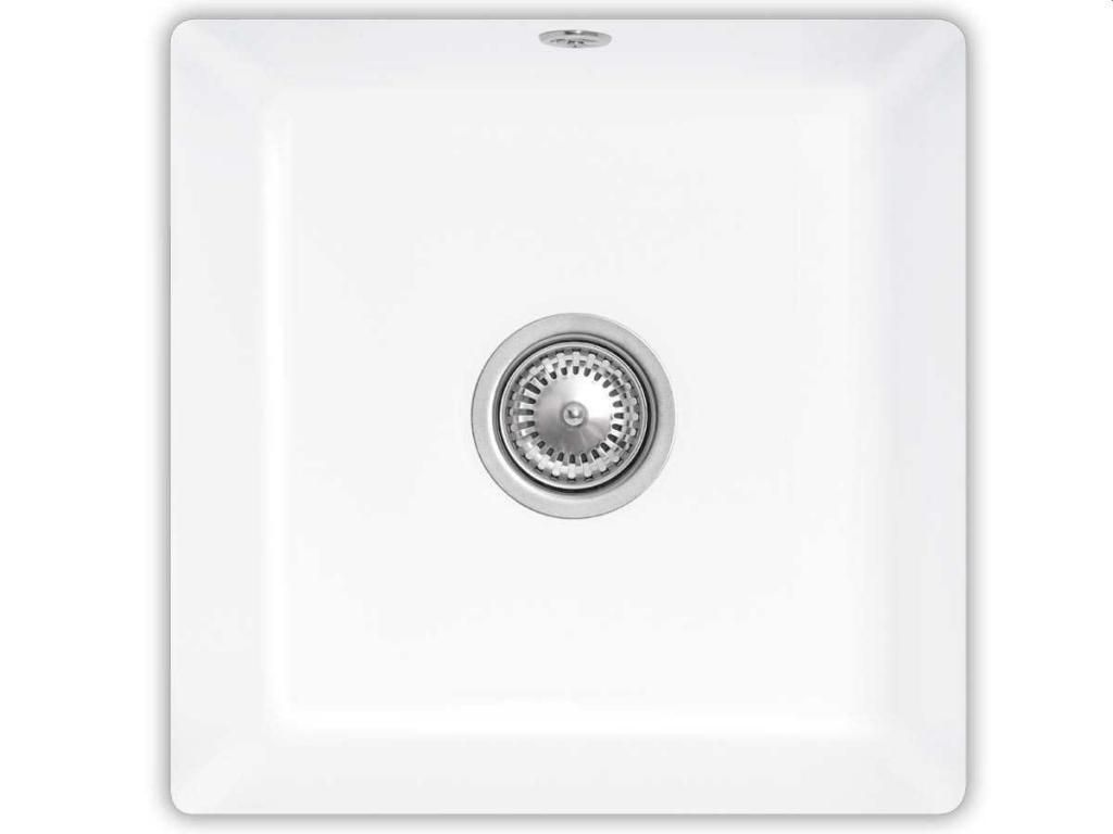 VILLEROY & BOCH VILLEROY & BOCH - Keramický drez Subway 50 SU White alpin podstavný 440 x 440 bez excentra 332501R1