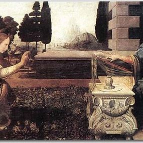 Reprodukcia Leonardo da Vinci - Annunciation  zs16999