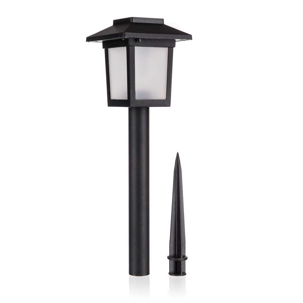 ACTIVER Lampa solární plastová 8 x 8 x 37 cm, černá