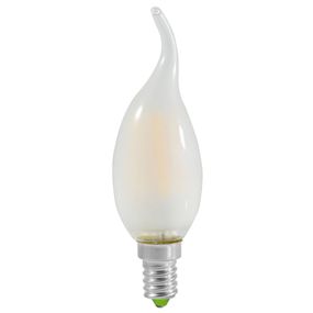Näve LED sviečka E14 4W 450lm teplá biela sada 6 kusov, kov, sklo, E14, 4W, Energialuokka: E, L: 12.3 cm